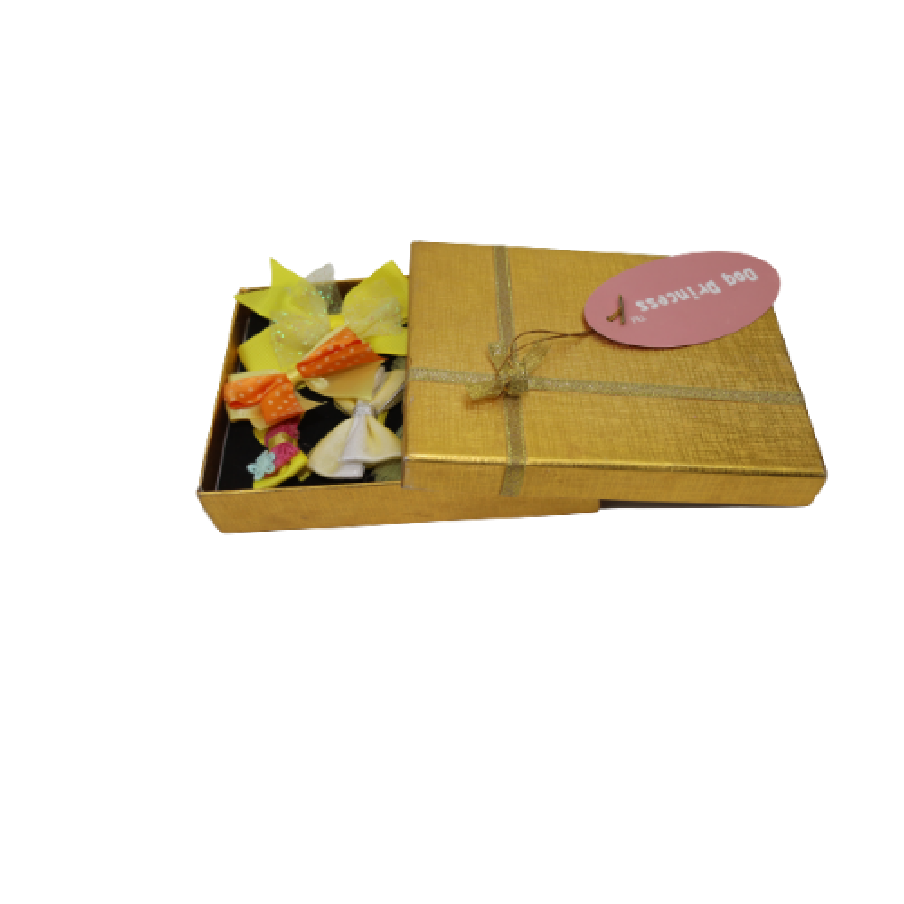 علبة ربطات شعر متنوعة